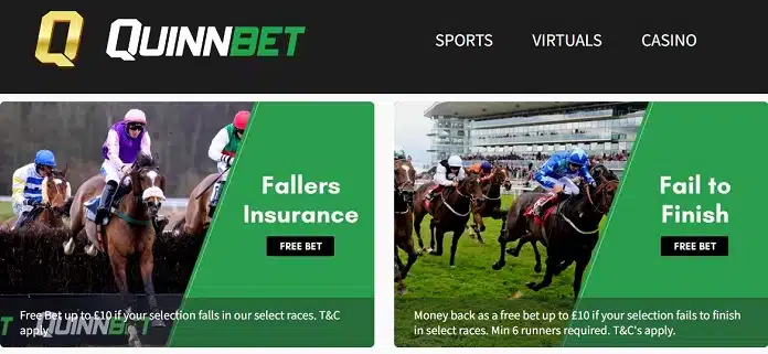 QuinnBet Cheltenham betting offers include Fallers Insurance and Fail To Finish