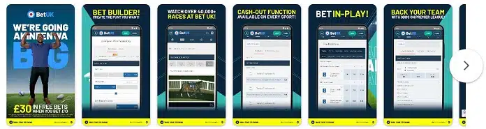 BetUK is one of the top football betting apps in the UK
