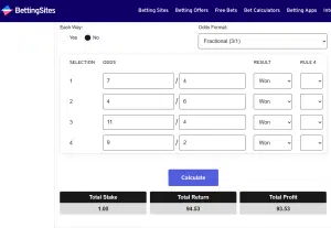What is a System Bet Free Bet Calculator
