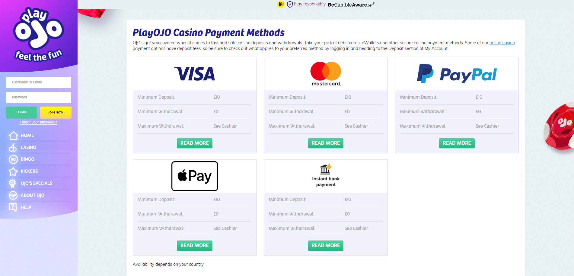 Choose Your Payment Method